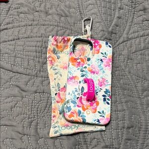Loopy Case Floral Design with Pink Loop for IPhone 13Pro-Max (Righty)